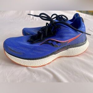 Saucony Blue and Orange Athletic Shoes